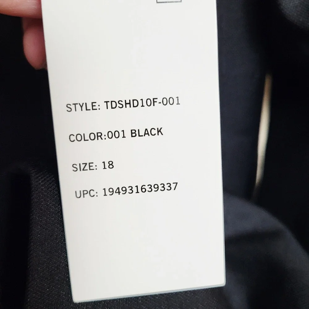Tommy Hilfiger Boys 18 Thflex Black Blazer Dress Coat Style TDSHD10F001 MSRP 125